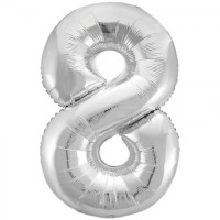 Цифра 8 серебро