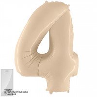 Цифра 4 кремовый