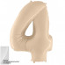Цифра 4 кремовый