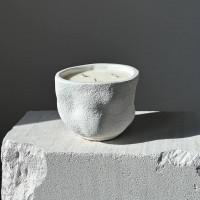 Ароматическая свеча в скульптурной форме большая с 3 фитилями  MIDNIGHT 330 ml