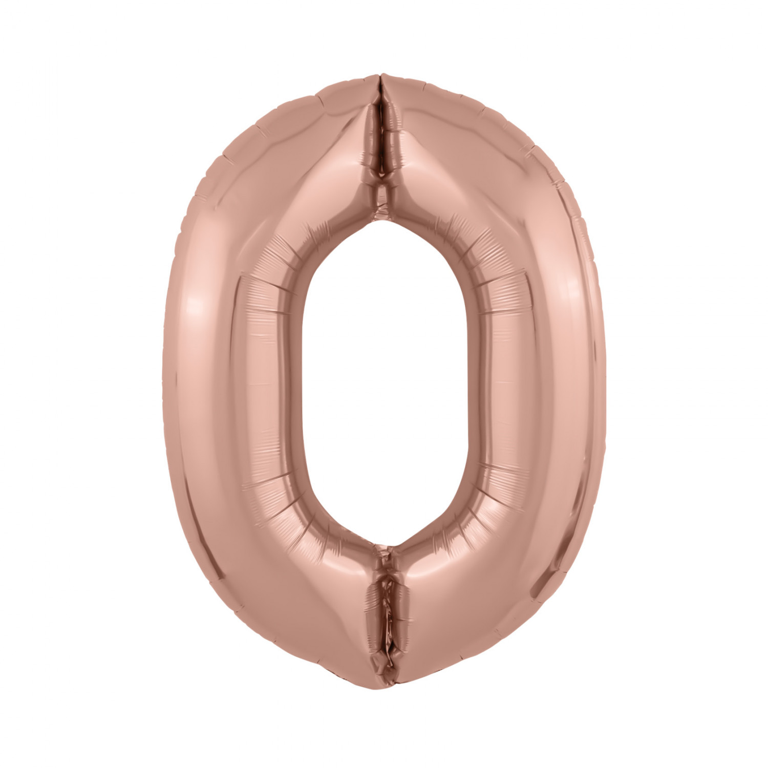 цифра 0 розовое золото