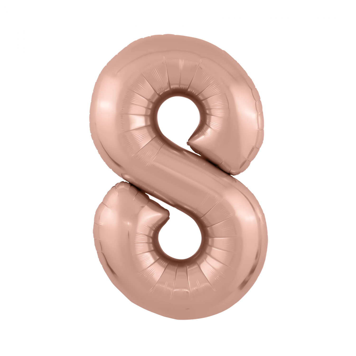 Цифра 8 розовое золото